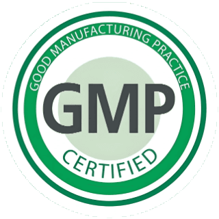 GMP certified — Good Manufacturing Practice